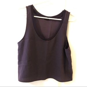 Aritzia Babaton DAVIS Cropped Sleeveless Blouse